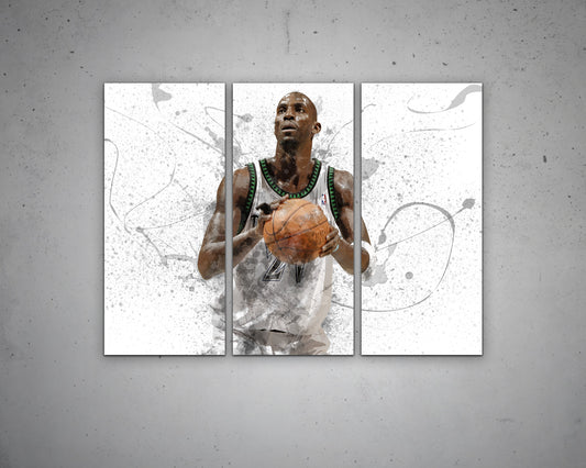 Kevin Garnett Canvas Wall Art