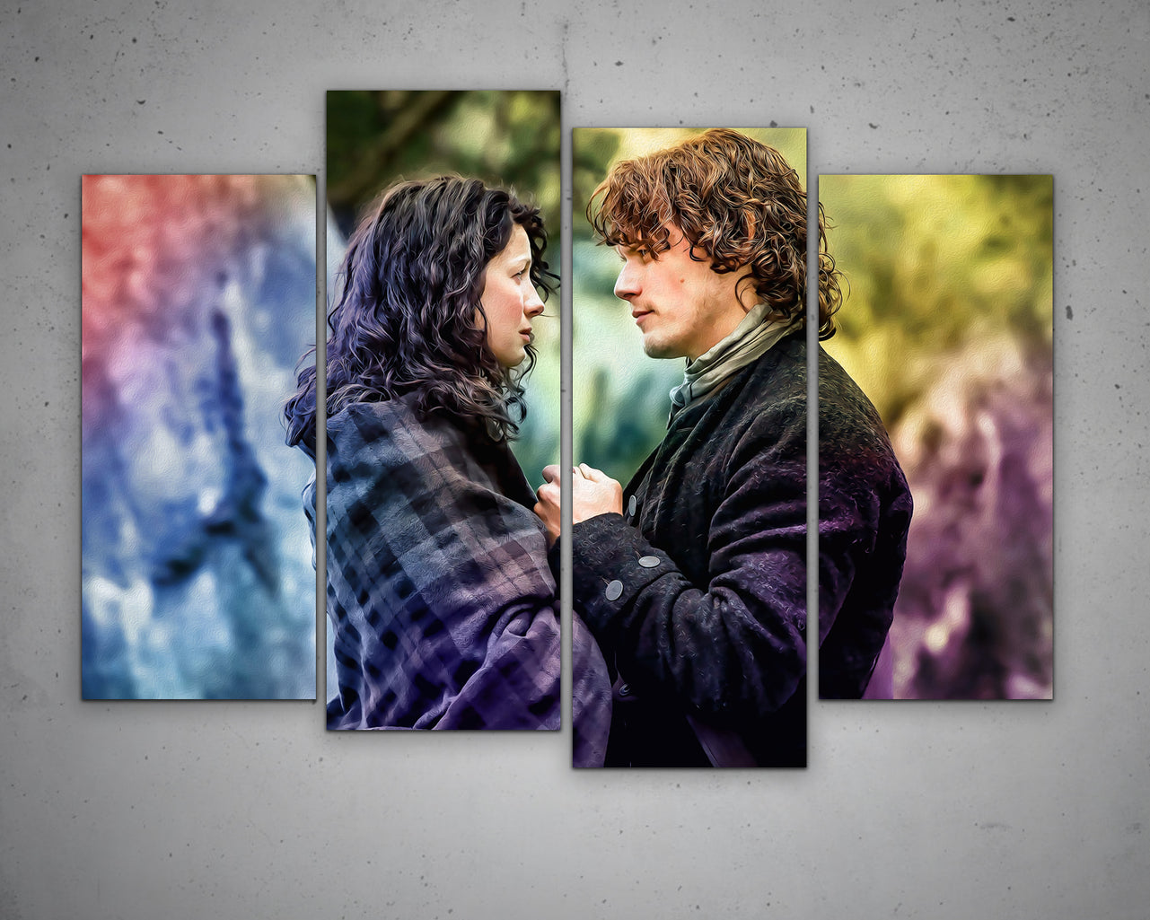 Outlander Multicolour Wall Art