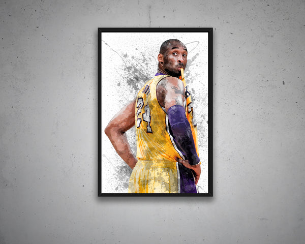 Kobe Bryant deals canvas painting