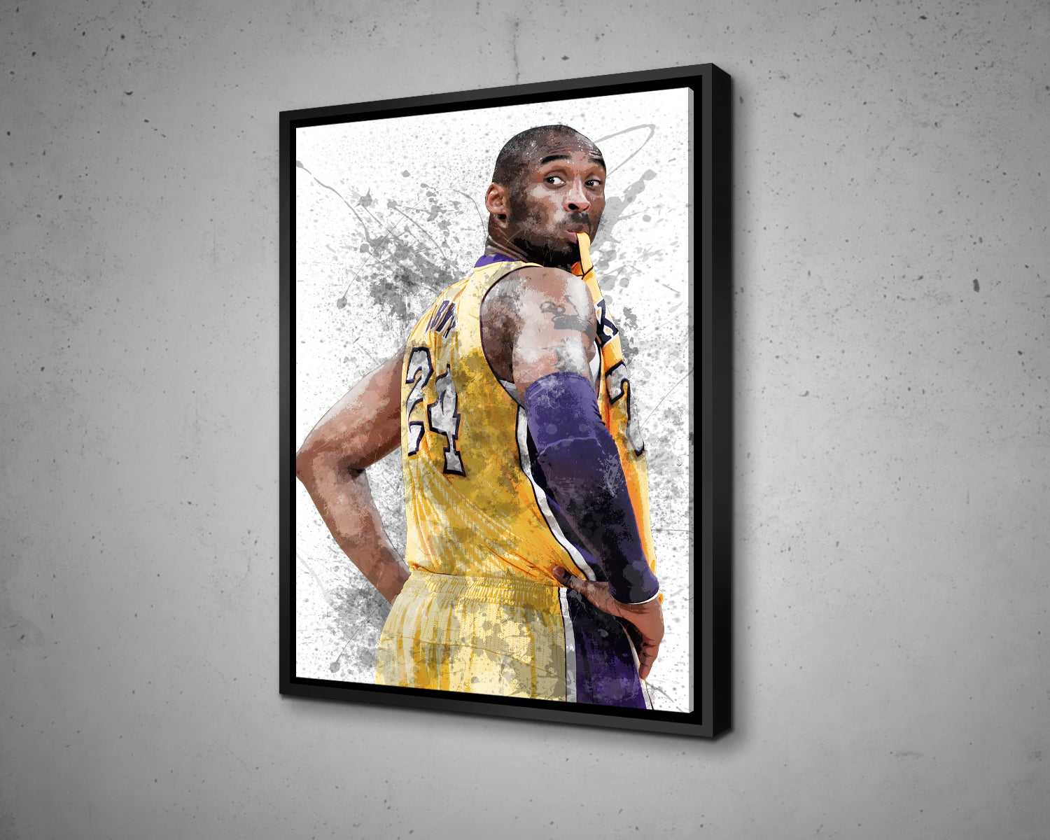 Kobe Bryant Mamba Mentality Canvas Wall Art - My Idea Sports Canvas
