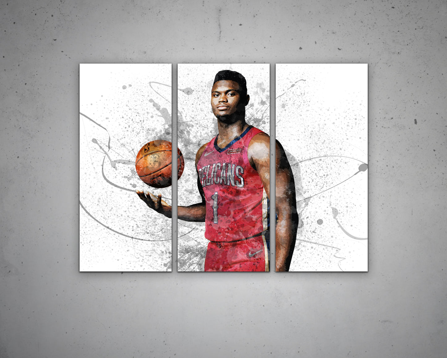 Zion Williamson Canvas Wall Art 