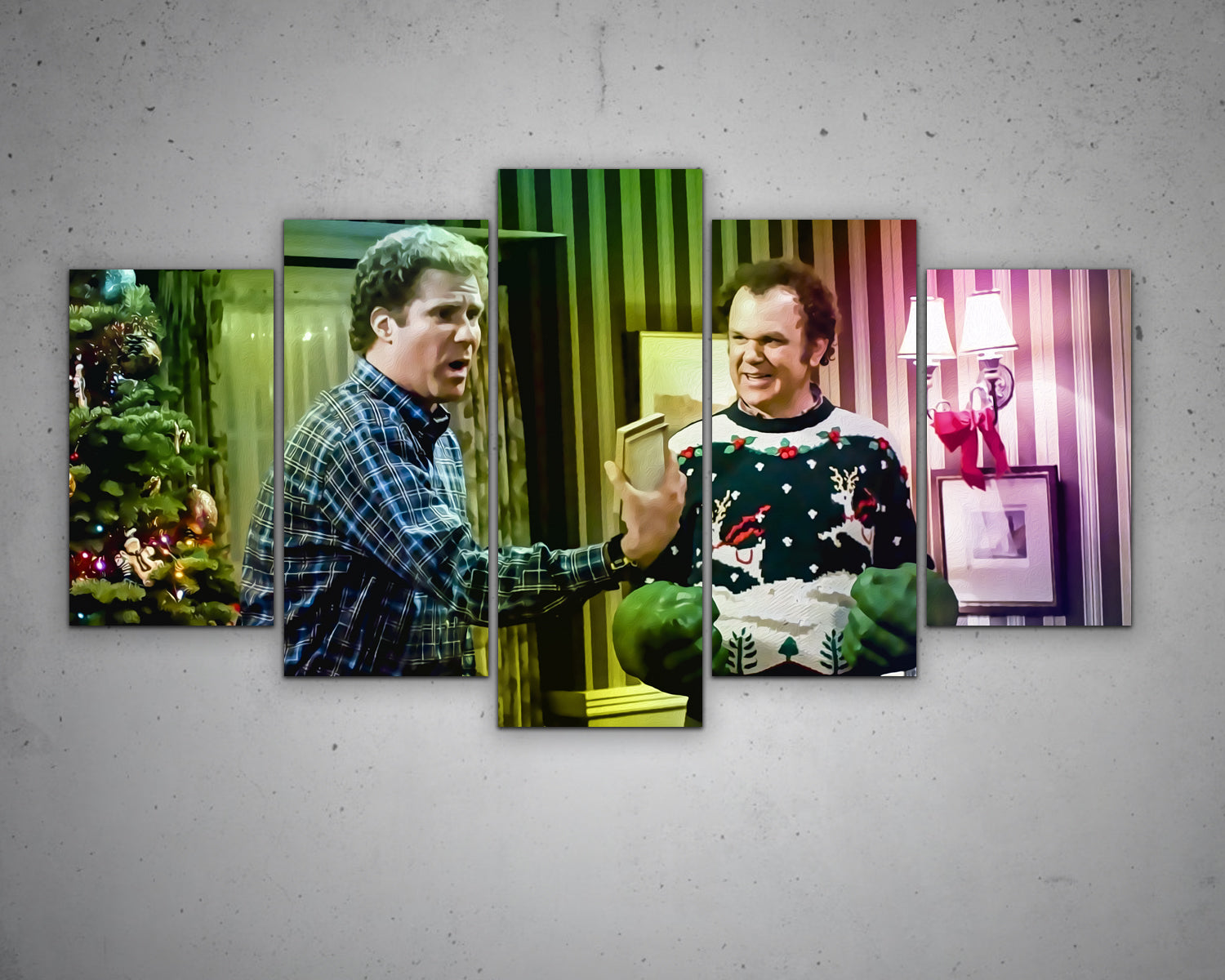 Step Brothers Multicolour Wall Art 