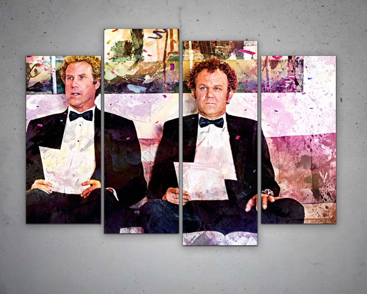 Step Brothers Multicolour Wall Art