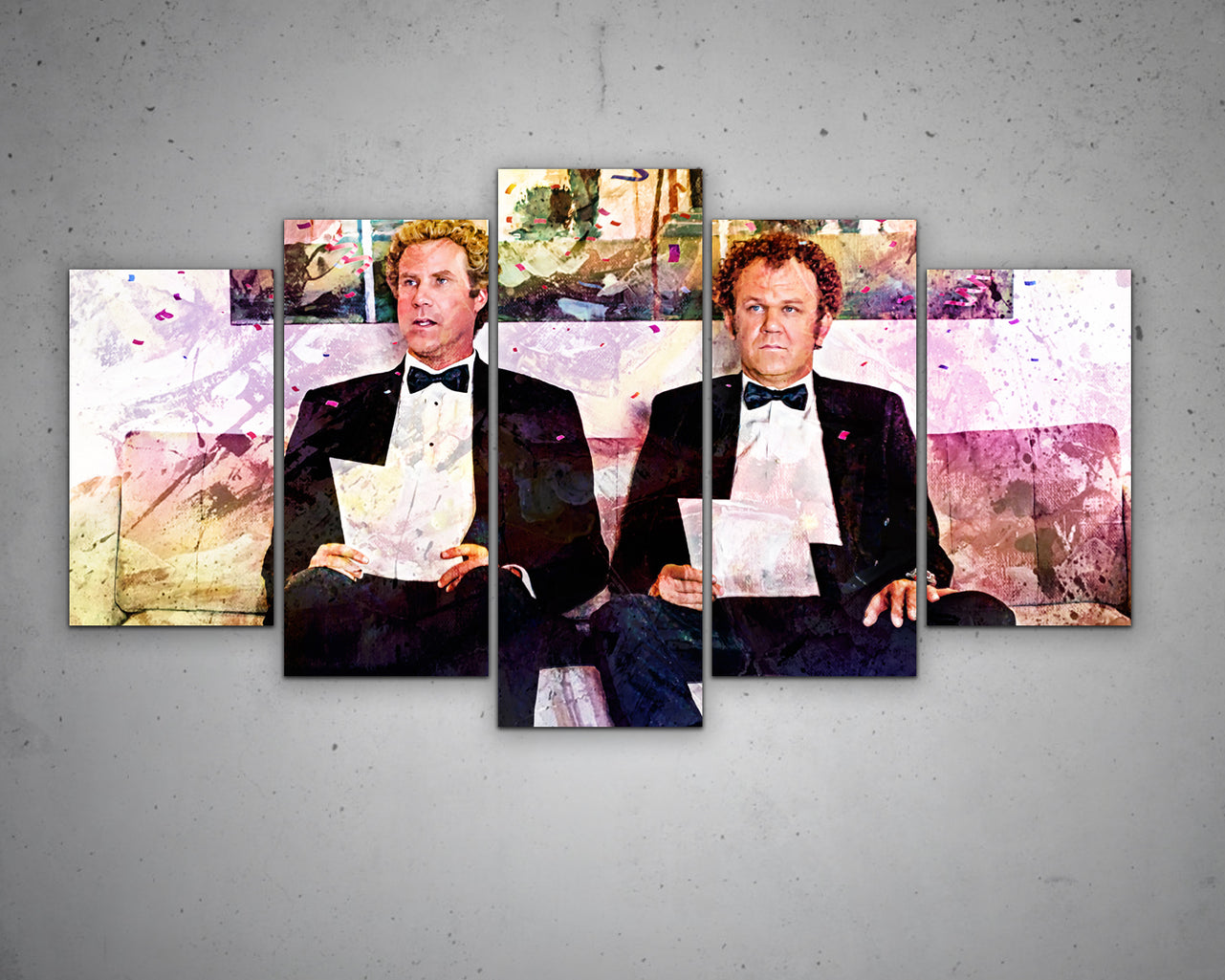 Step Brothers Multicolour Wall Art