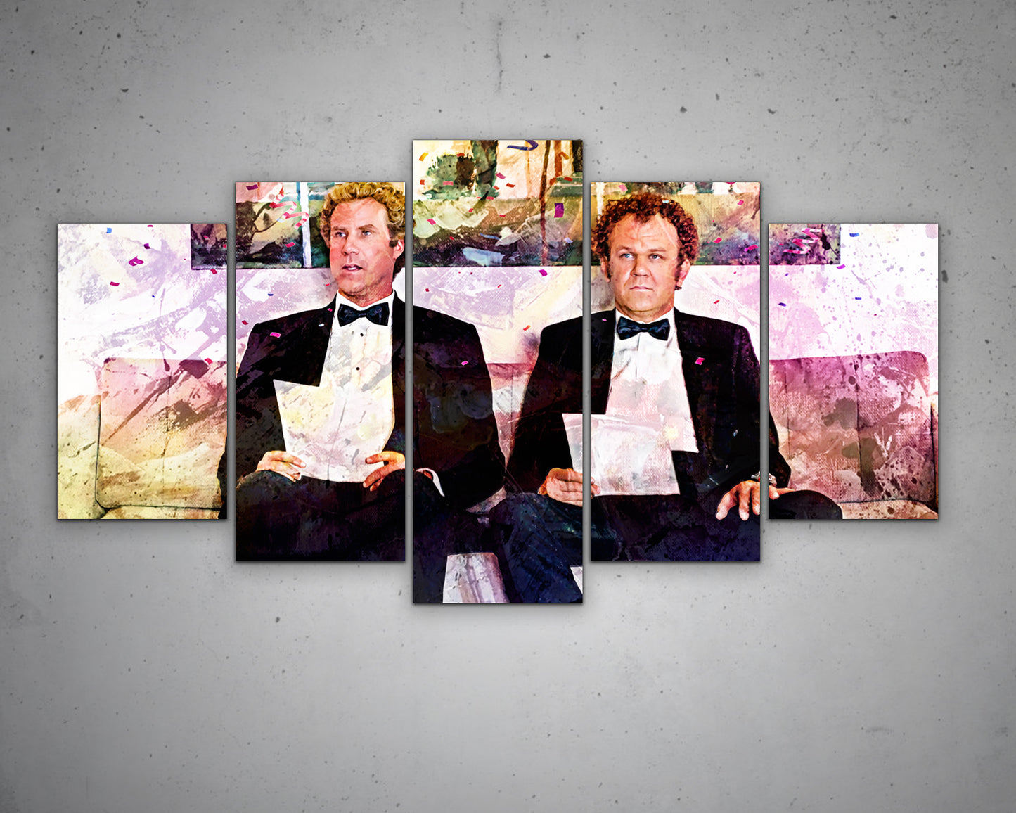 Step Brothers Multicolour Wall Art 