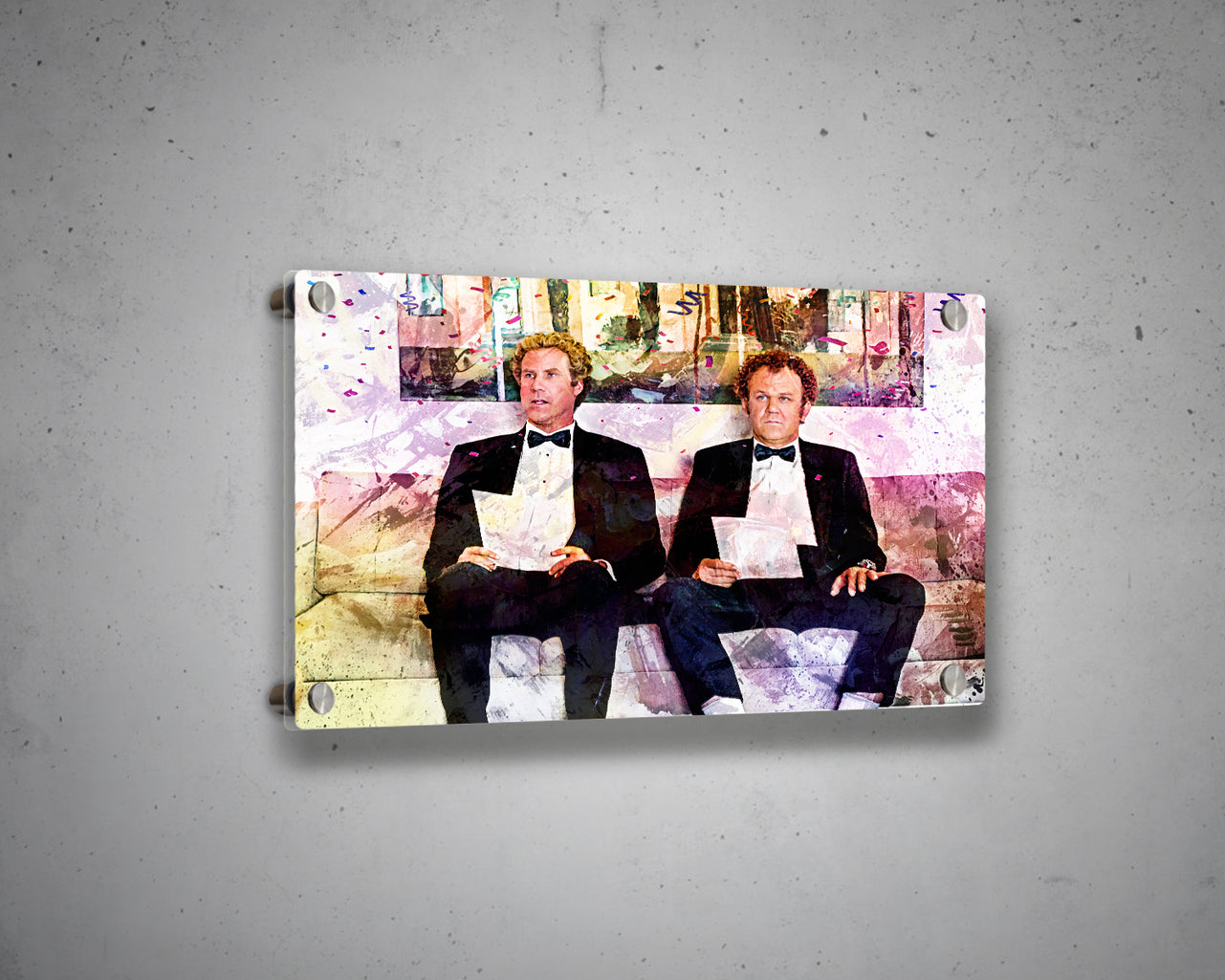 Step Brothers Multicolour Wall Art