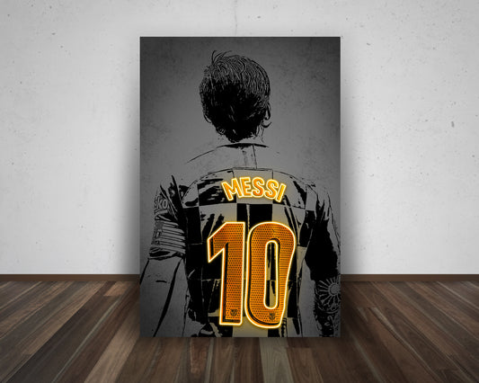 Lionel Messi Canvas Wall Art