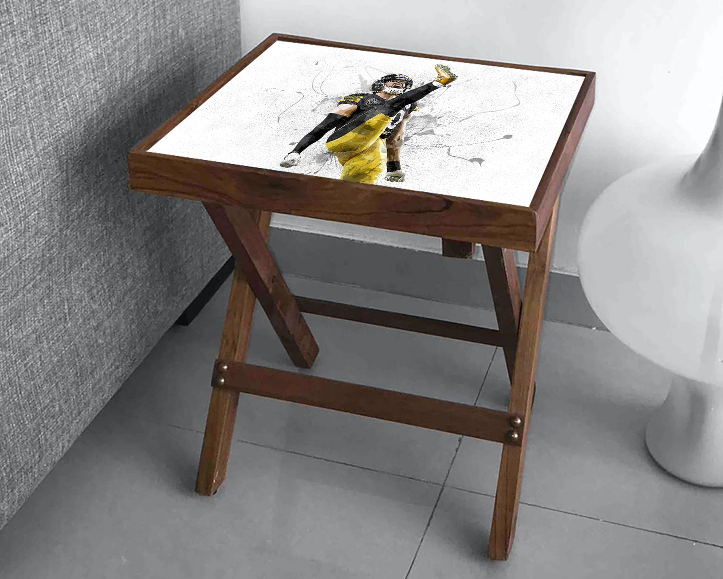 T. J. Watt Splash Effect Coffee and Laptop Table 