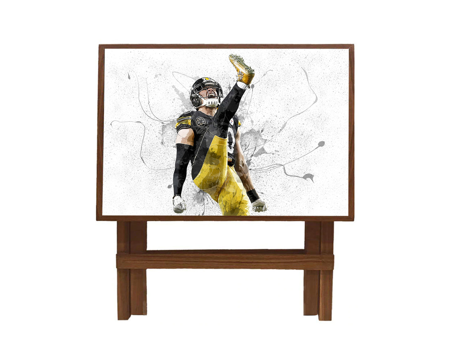 T. J. Watt Splash Effect Coffee and Laptop Table 