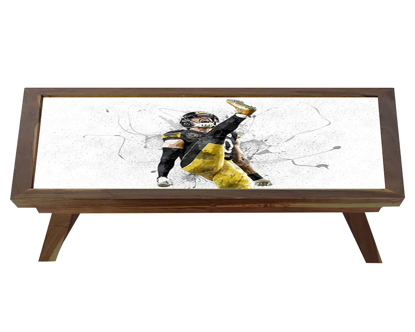 T. J. Watt Splash Effect Coffee and Laptop Table 