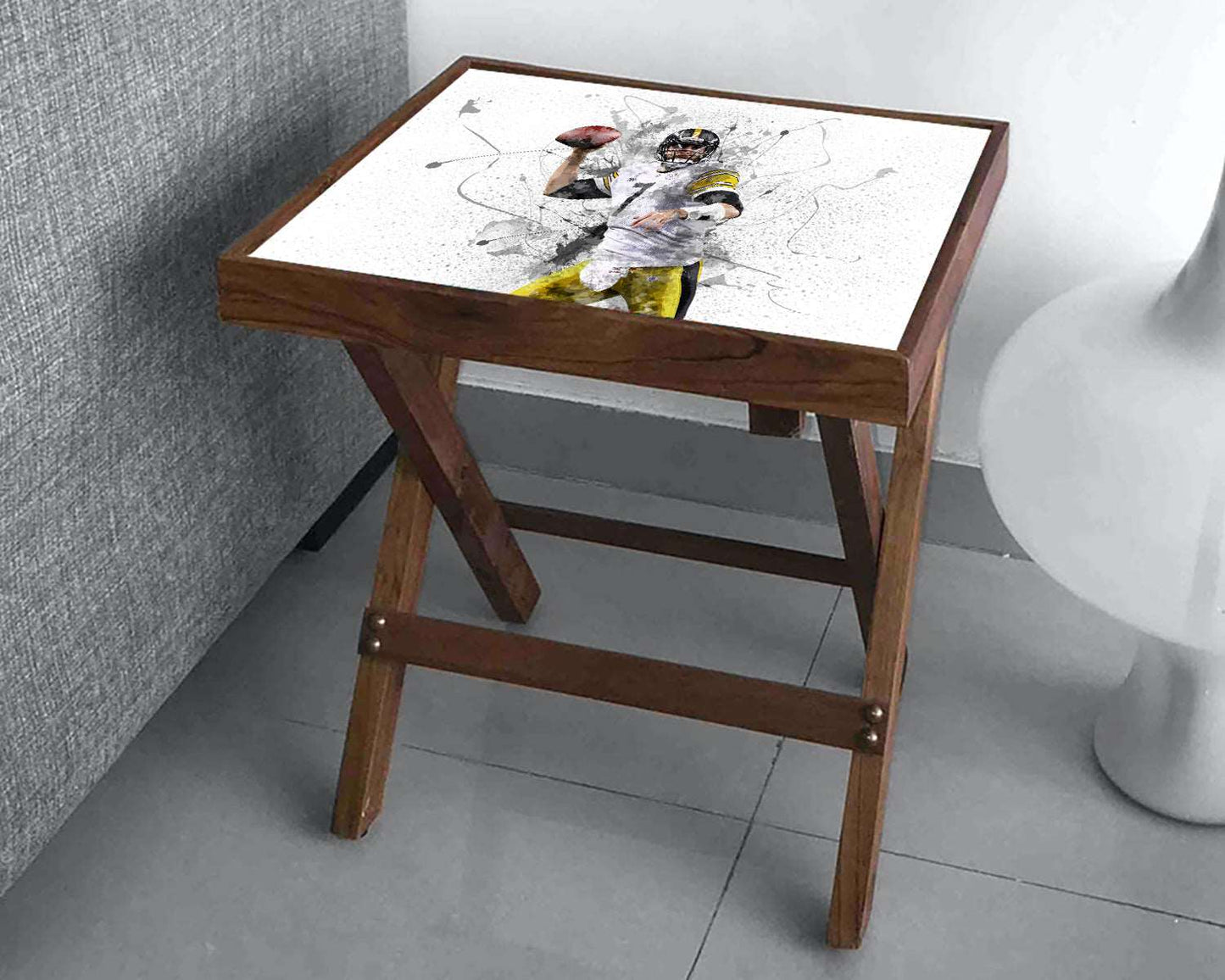 Ben Roethlisberger Splash Effect Coffee and Laptop Table 