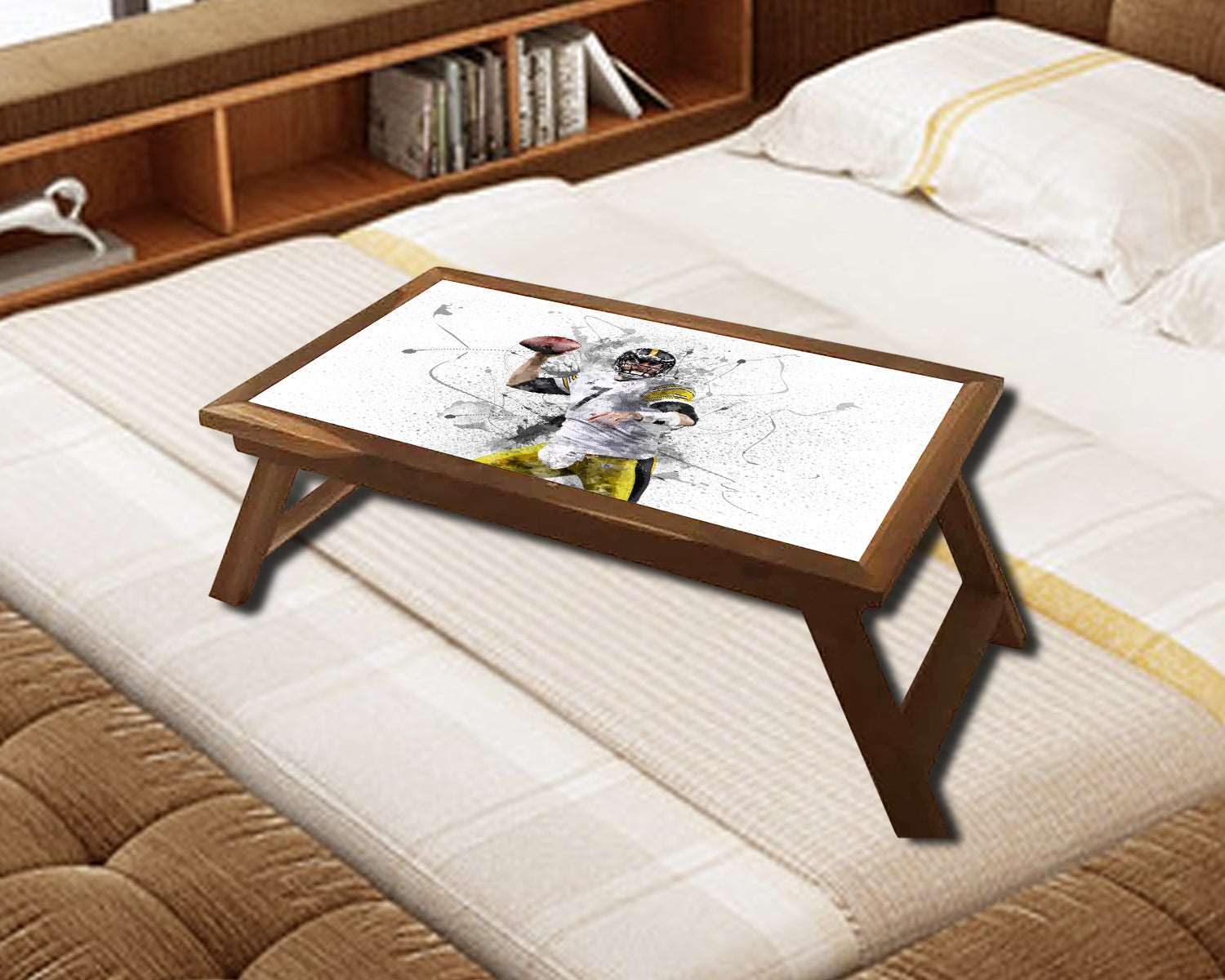 Ben Roethlisberger Splash Effect Coffee and Laptop Table 