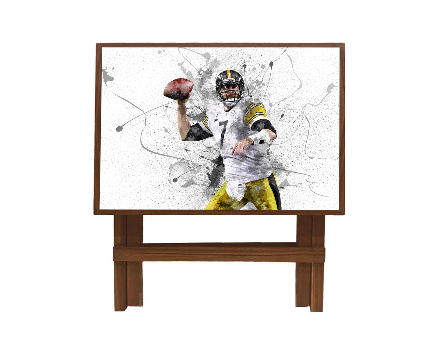 Ben Roethlisberger Splash Effect Coffee and Laptop Table 