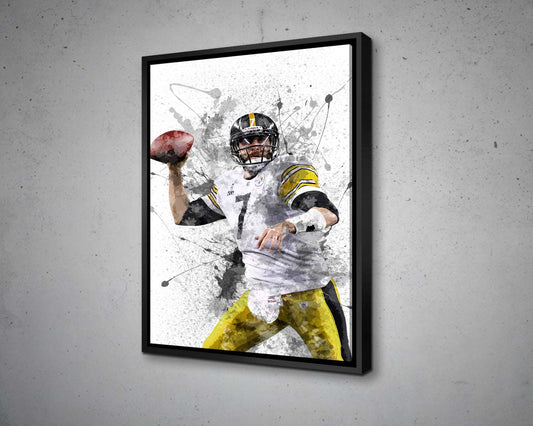 Ben Roethlisberger Canvas Wall Art 