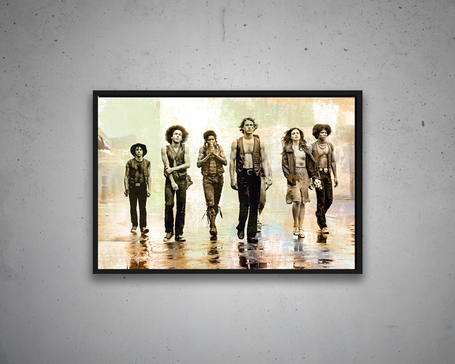 The Warriors Multicolour Wall Art 