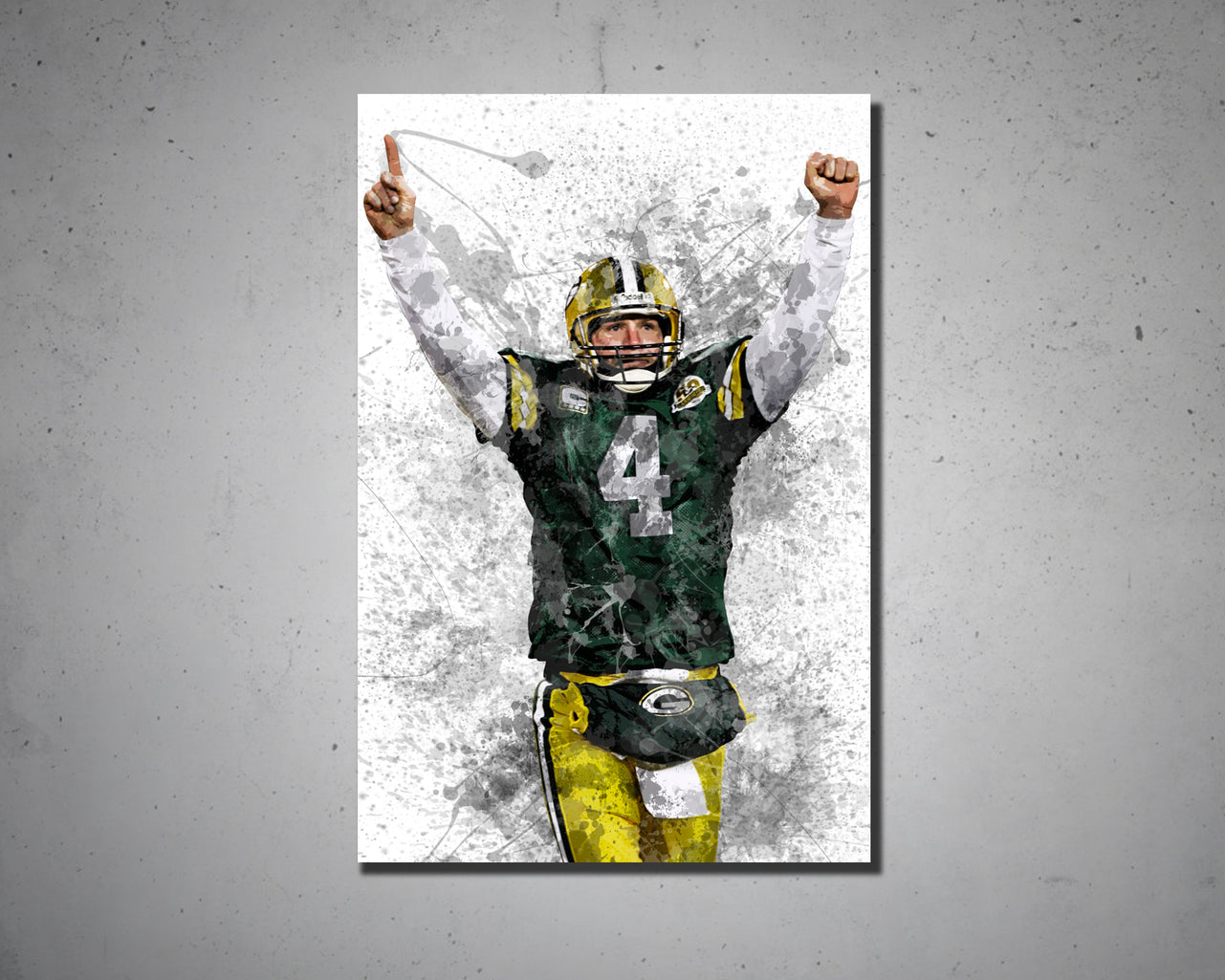 Brett Favre Canvas Wall Art