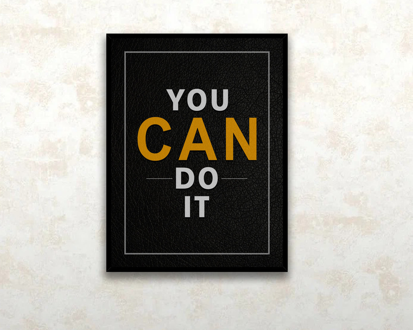You can do it Canvas Wall Art 