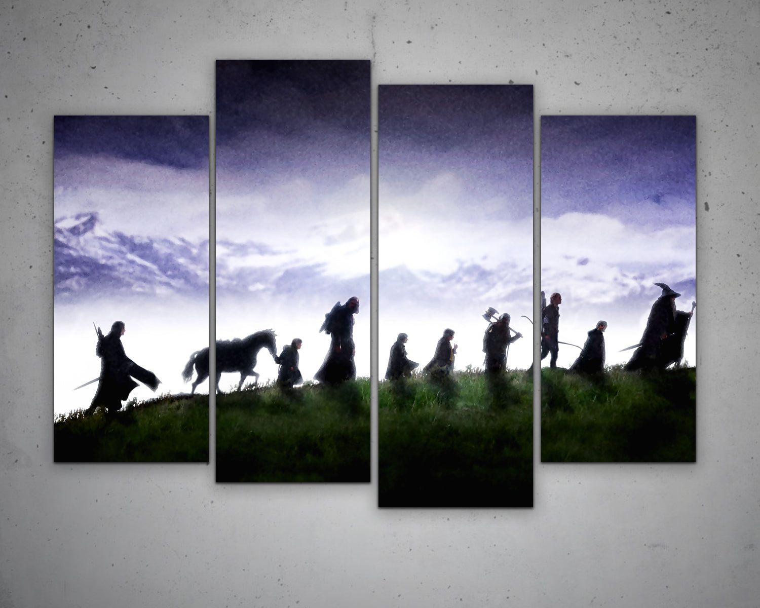 The Fellowship Multicolour Wall Art 