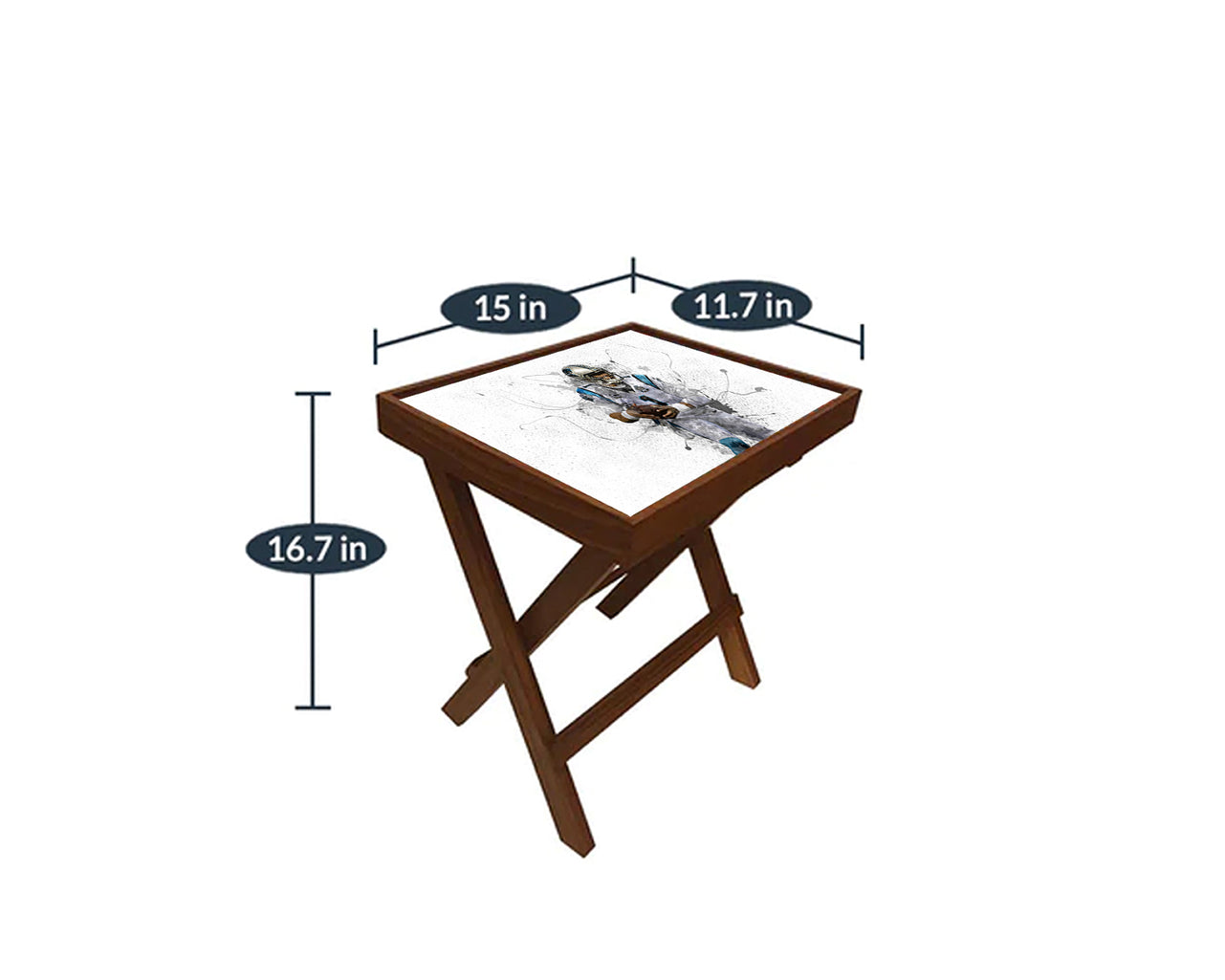 Cam Newton Splash Effect Coffee and Laptop Table
