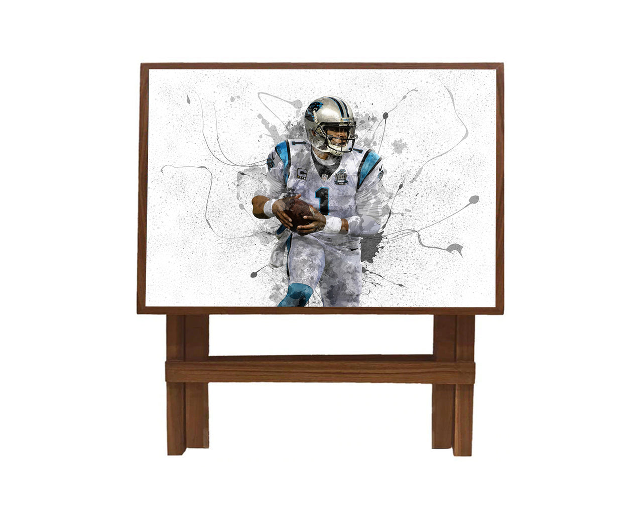 Cam Newton Splash Effect Coffee and Laptop Table