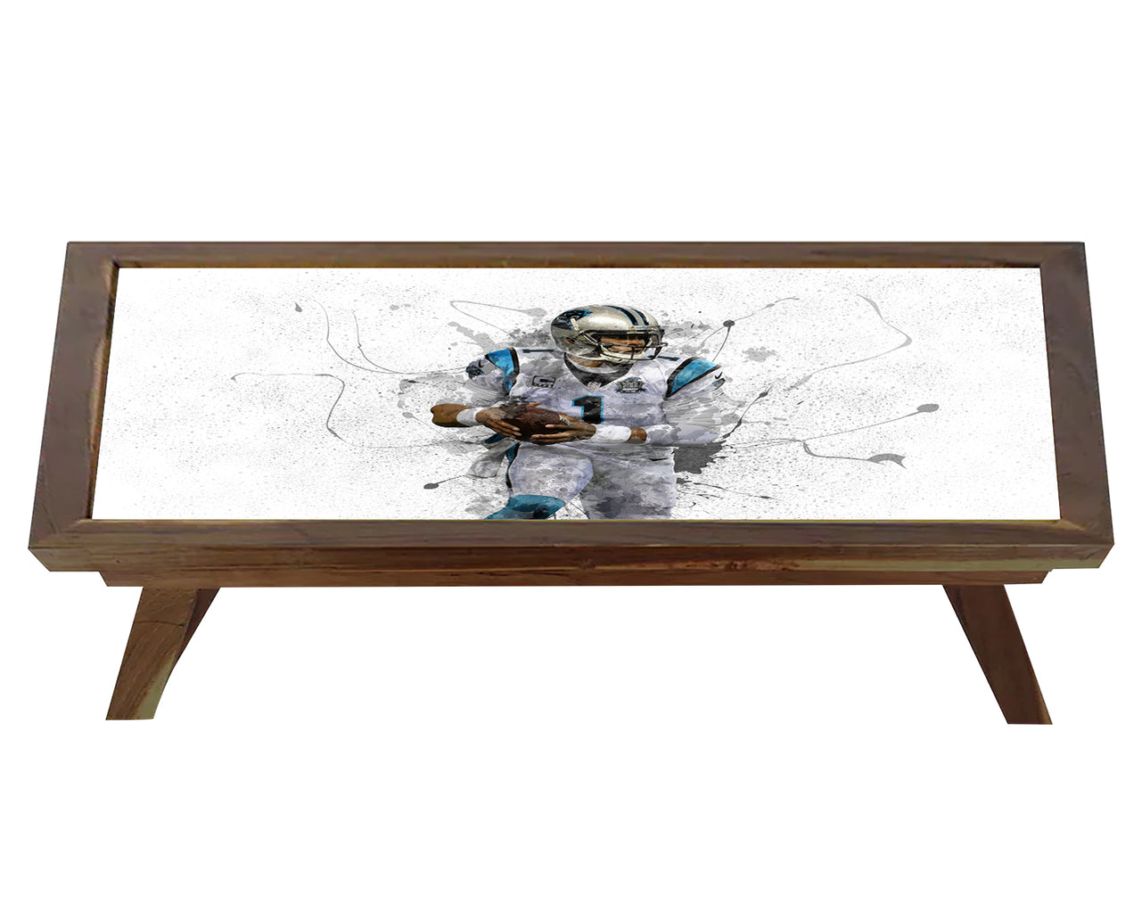 Cam Newton Splash Effect Coffee and Laptop Table