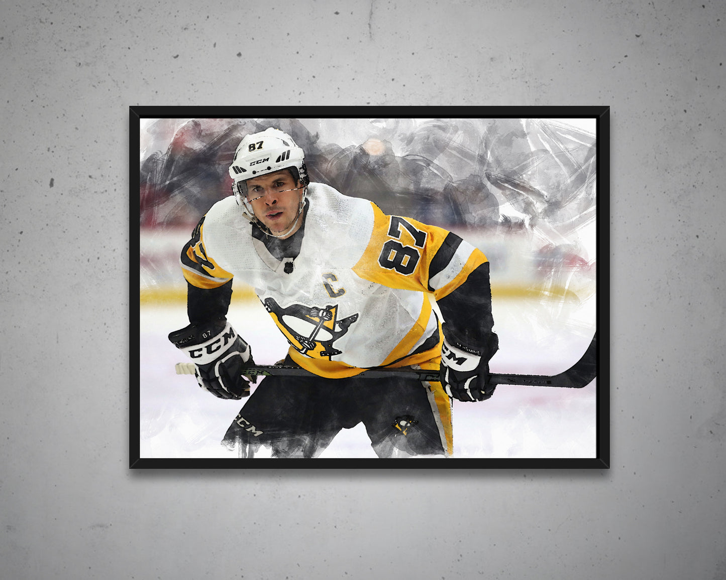 Sidney Crosby Multicolour Wall Art 