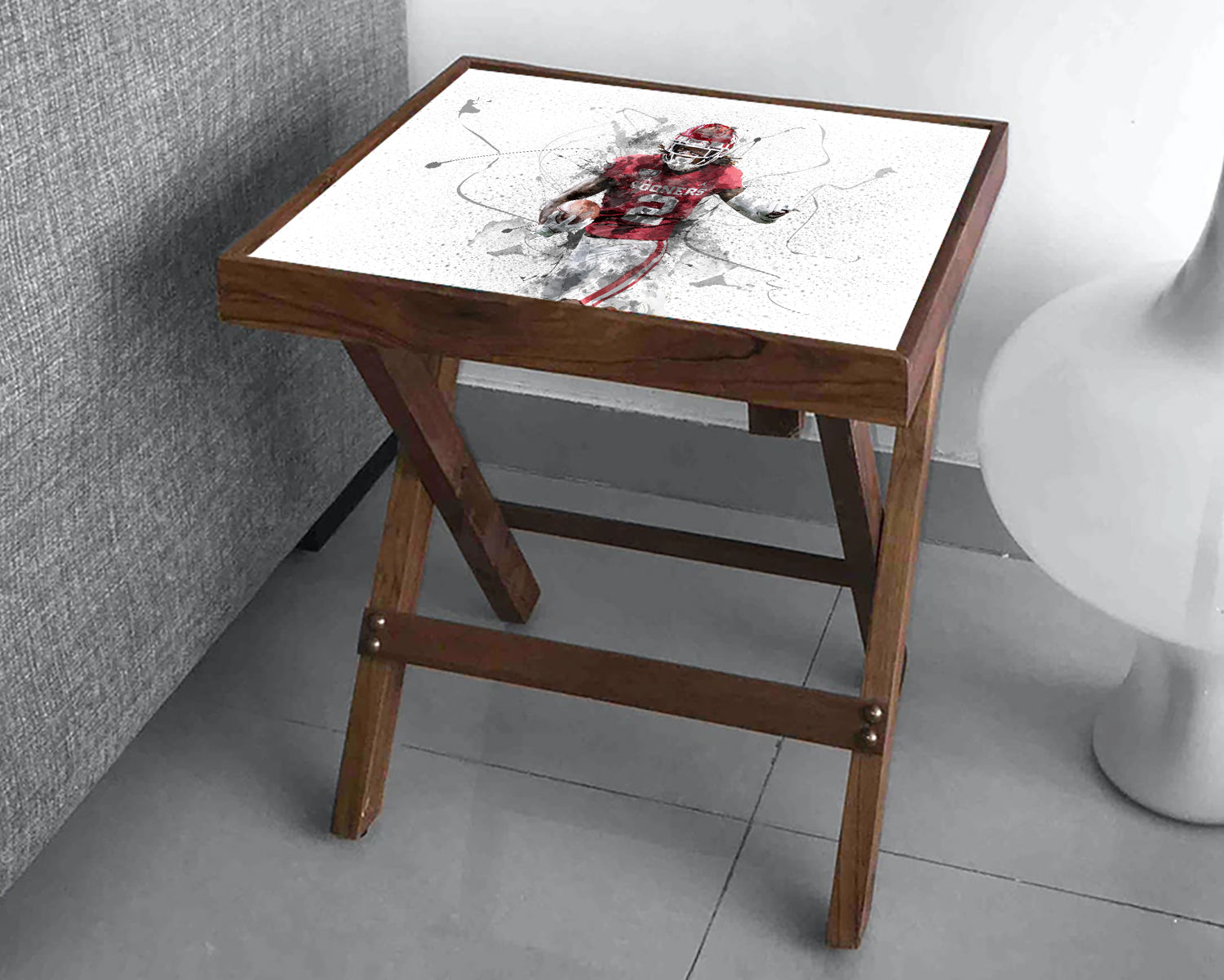 CeeDee Lamb Splash Effect Coffee and Laptop Table 