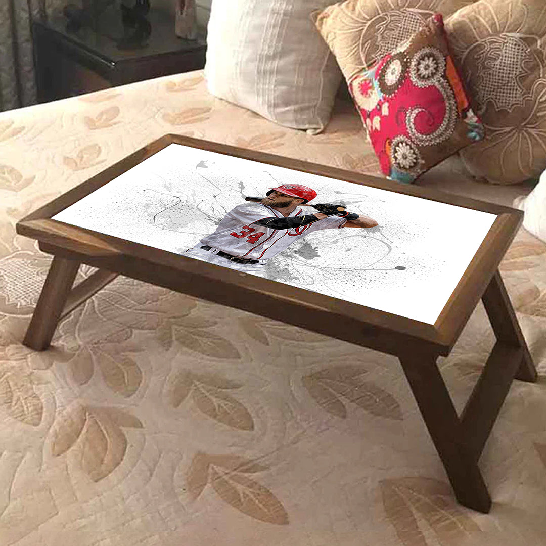 Bryce Harper Splash Effect Coffee and Laptop Table 