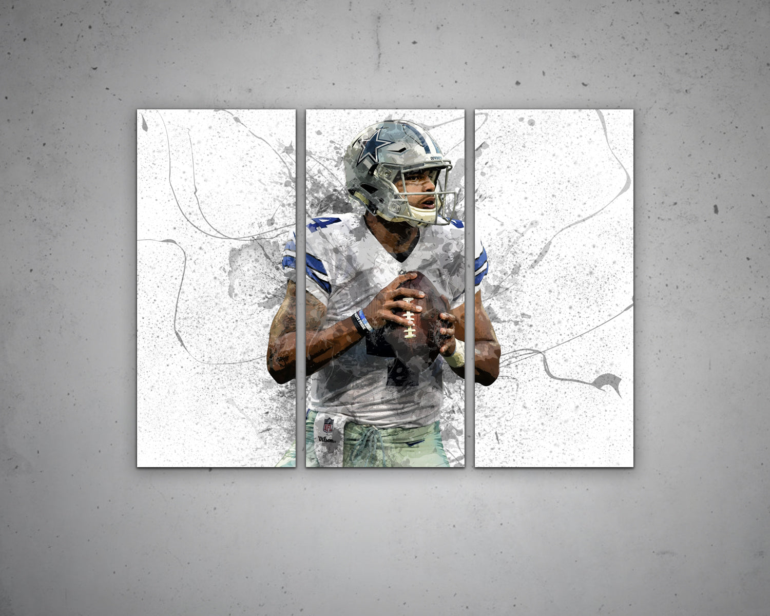 Dak Prescott Canvas Wall Art 