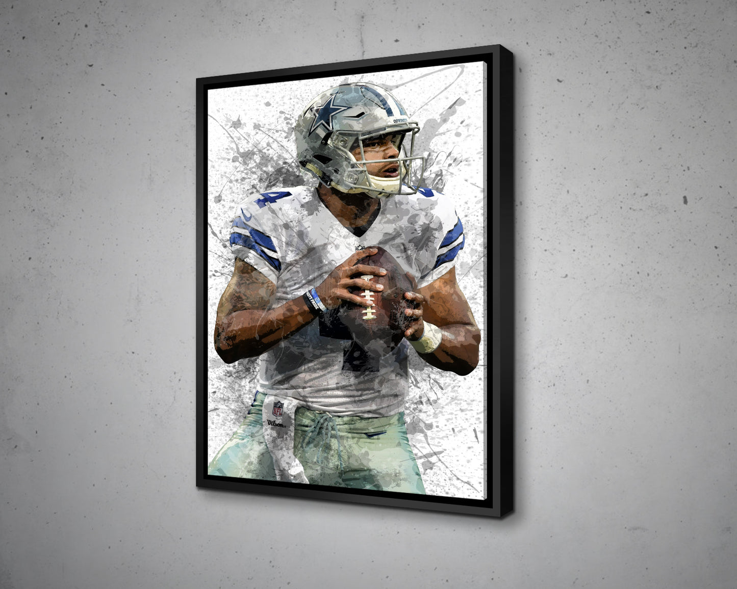 Dak Prescott Canvas Wall Art 