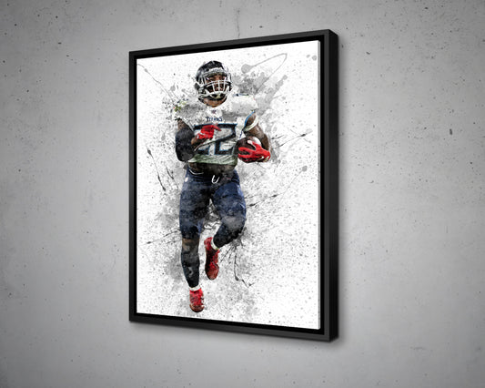 Derrick Henry Canvas Wall Art 