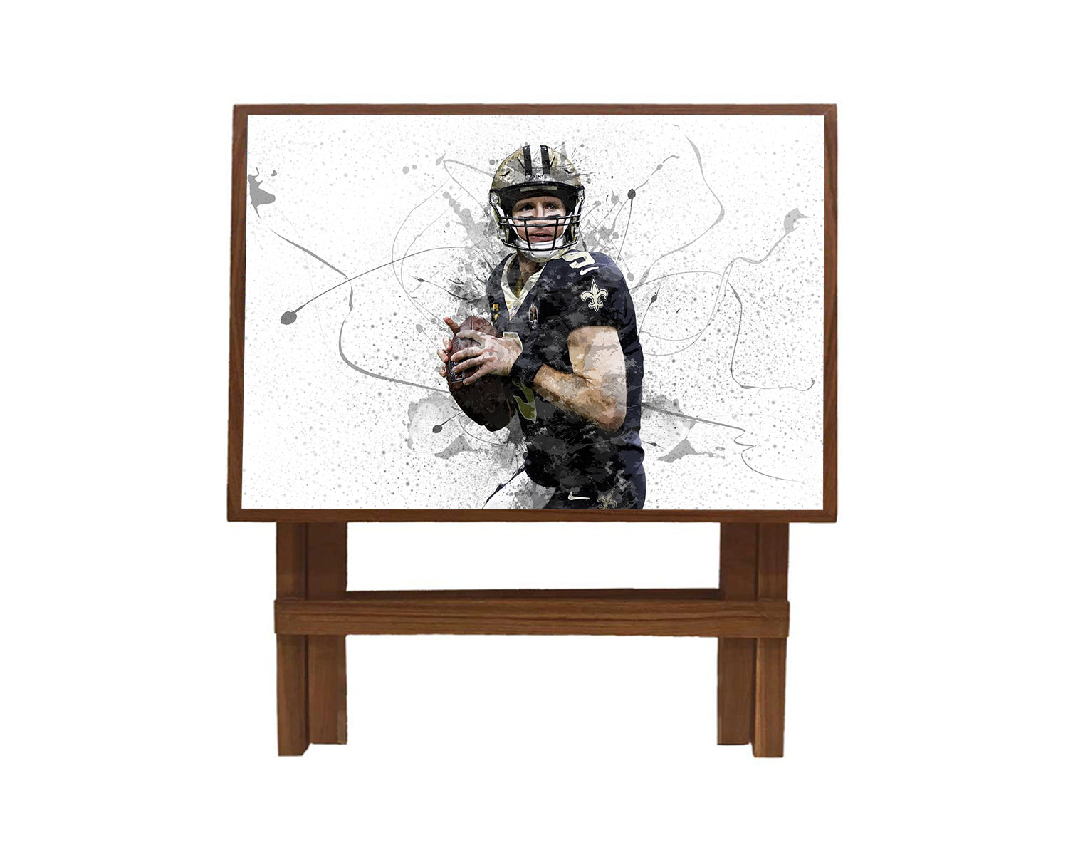 Drew Brees Splash Effect Coffee and Laptop Table 