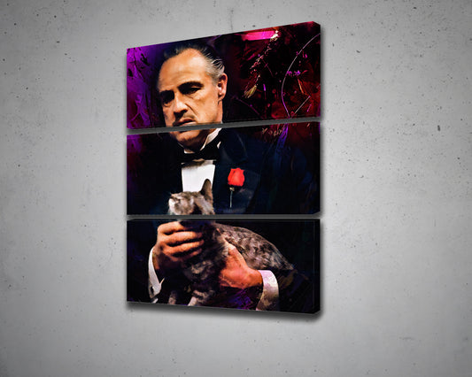 Don Corleone Multicolour Wall Art 