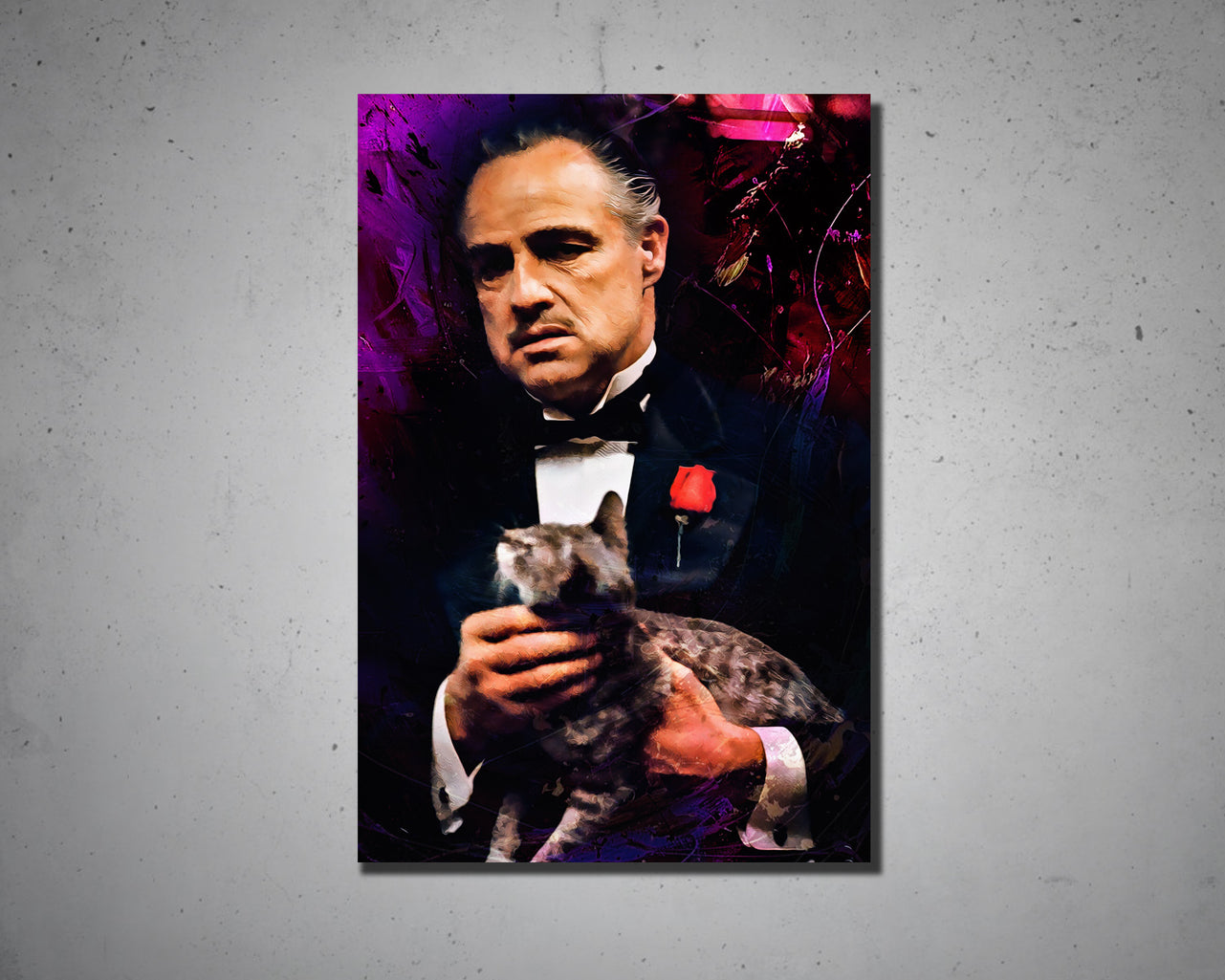 Don Corleone Multicolour Wall Art