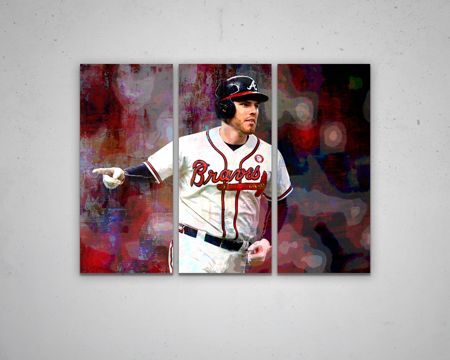 Freddie Freeman Multicolour Wall Art 