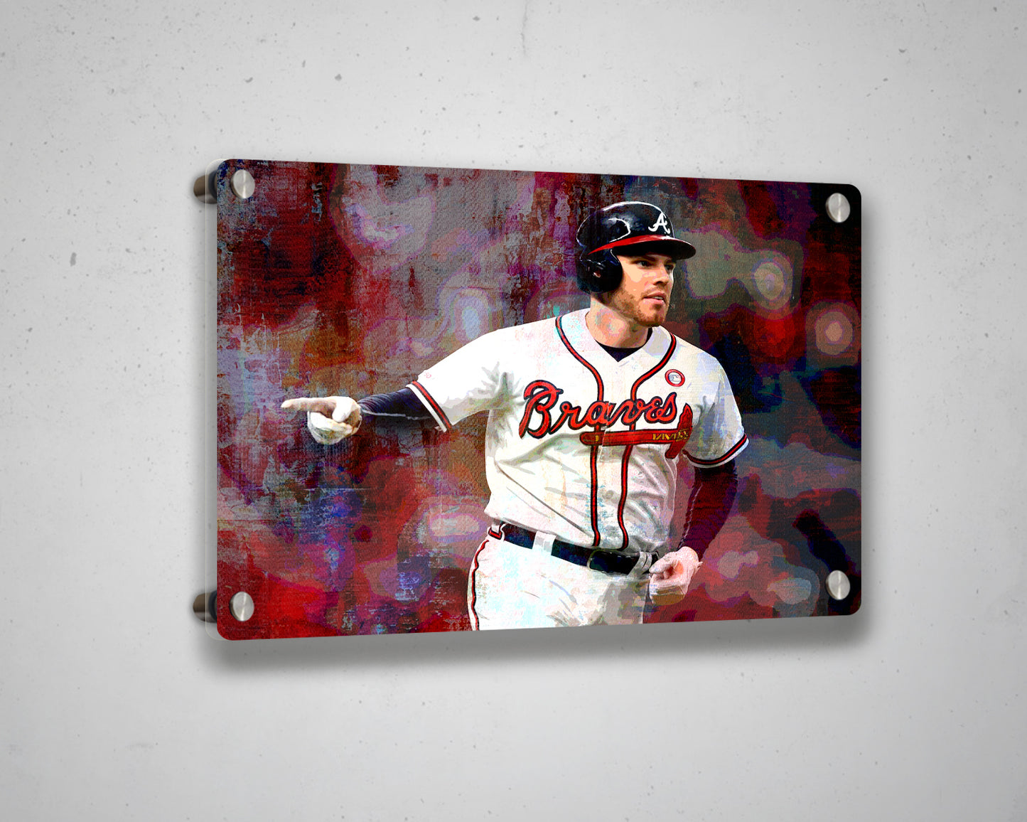 Freddie Freeman Multicolour Wall Art 