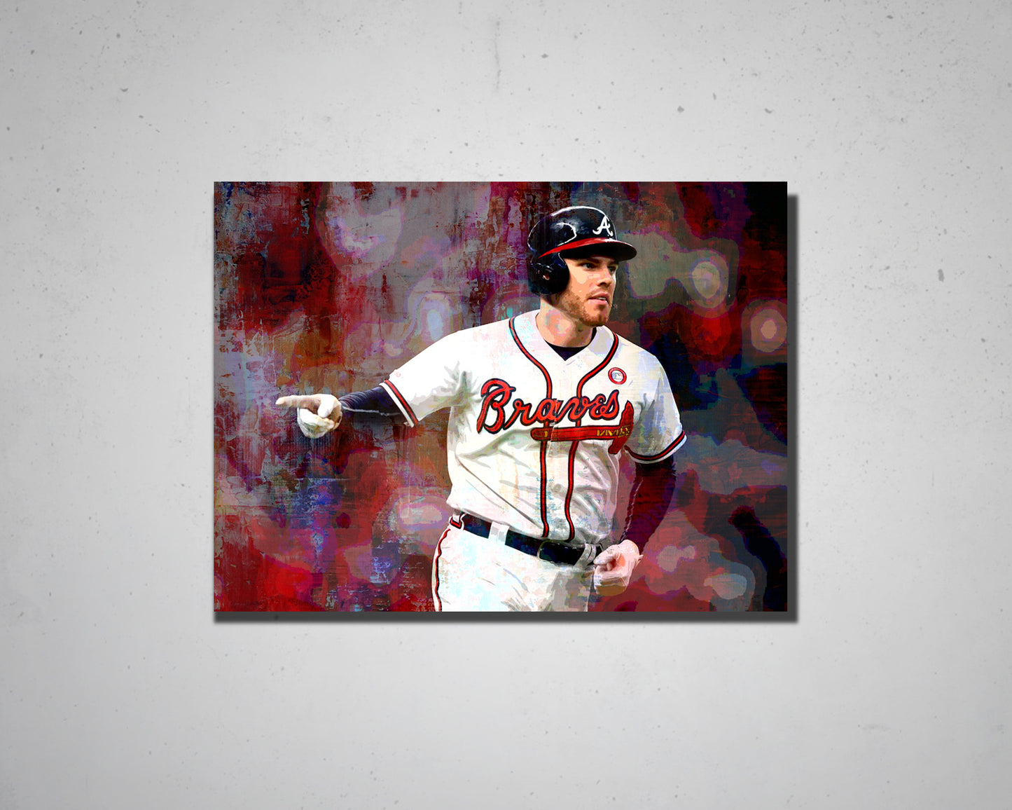 Freddie Freeman Multicolour Wall Art 