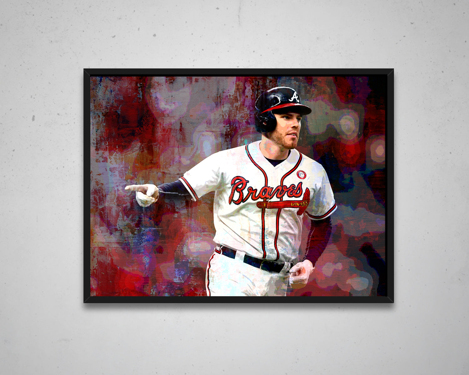 Freddie Freeman Multicolour Wall Art 