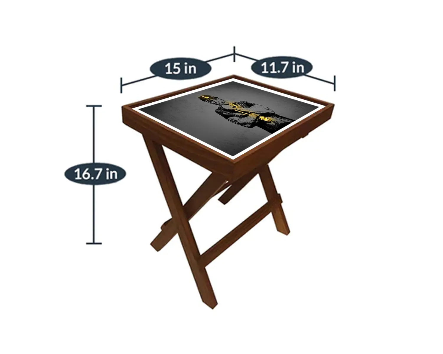 50 cent  Neon Effect Coffee and Laptop Table 