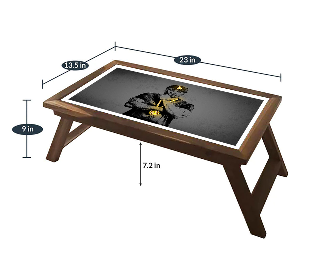 50 cent  Neon Effect Coffee and Laptop Table