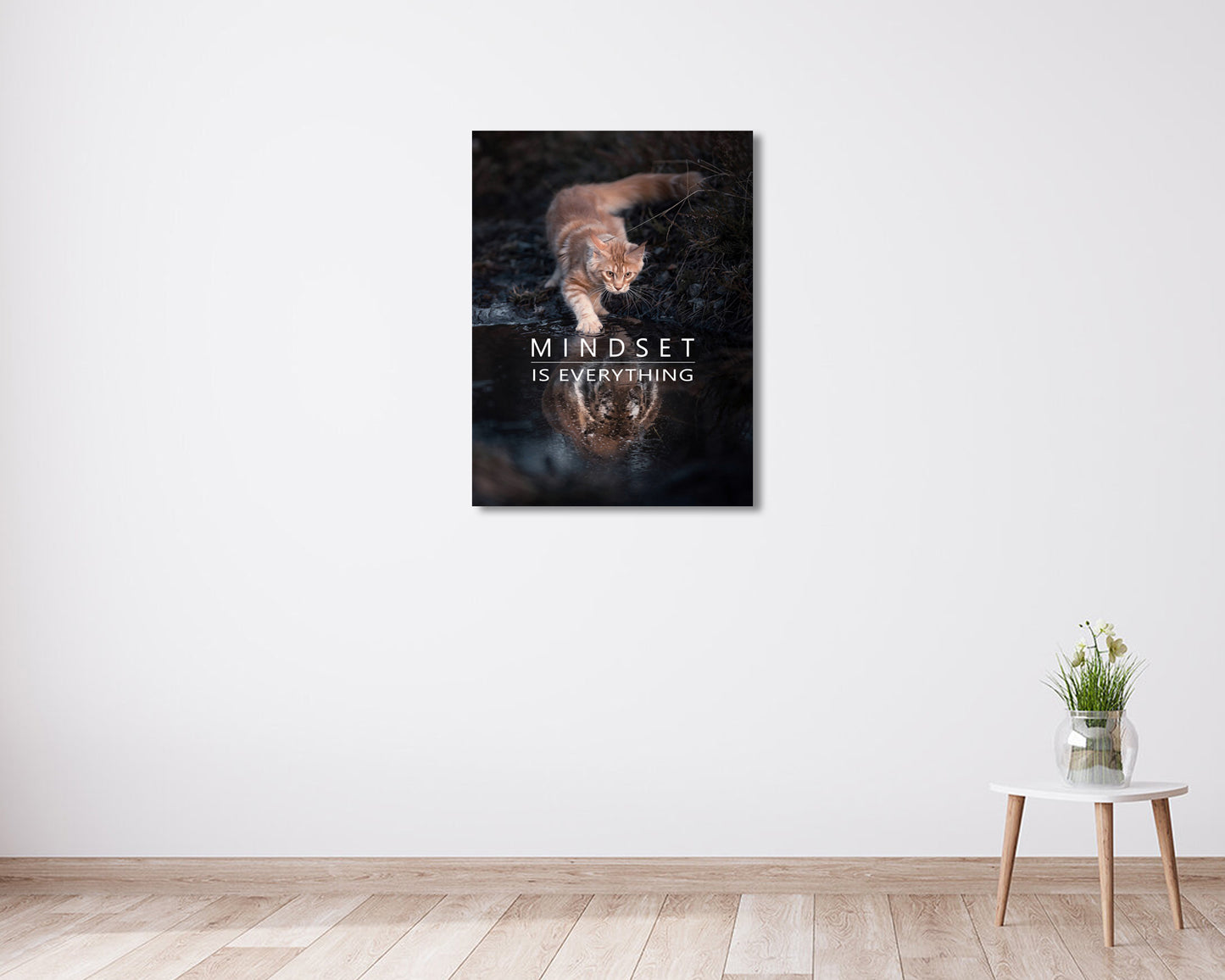 Mindset is everything Canvas Wall Art 