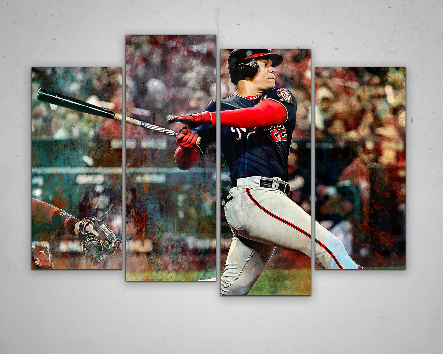 Juan Soto Multicolour Wall Art 