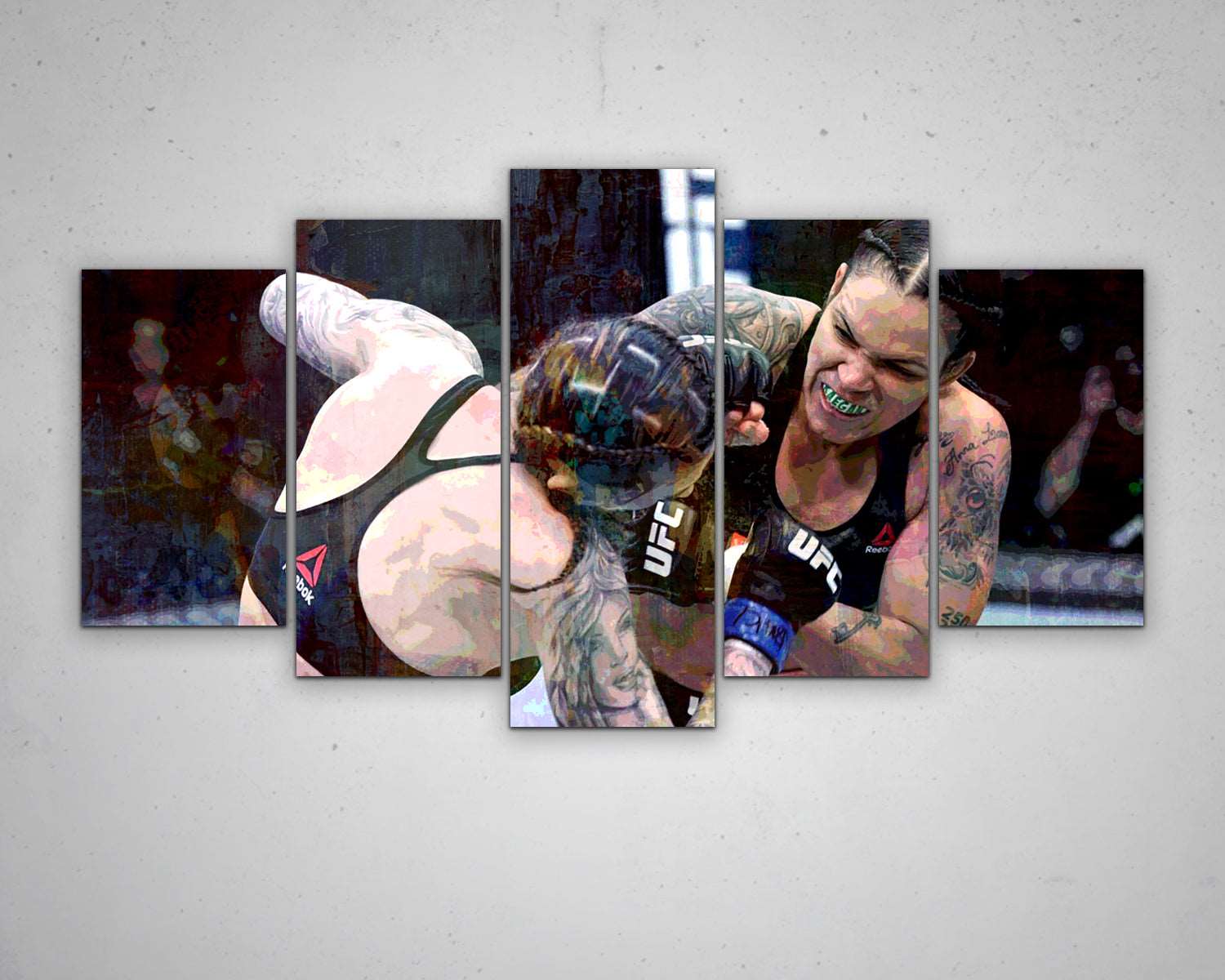 Amanda Nunes Multicolour Wall Art 