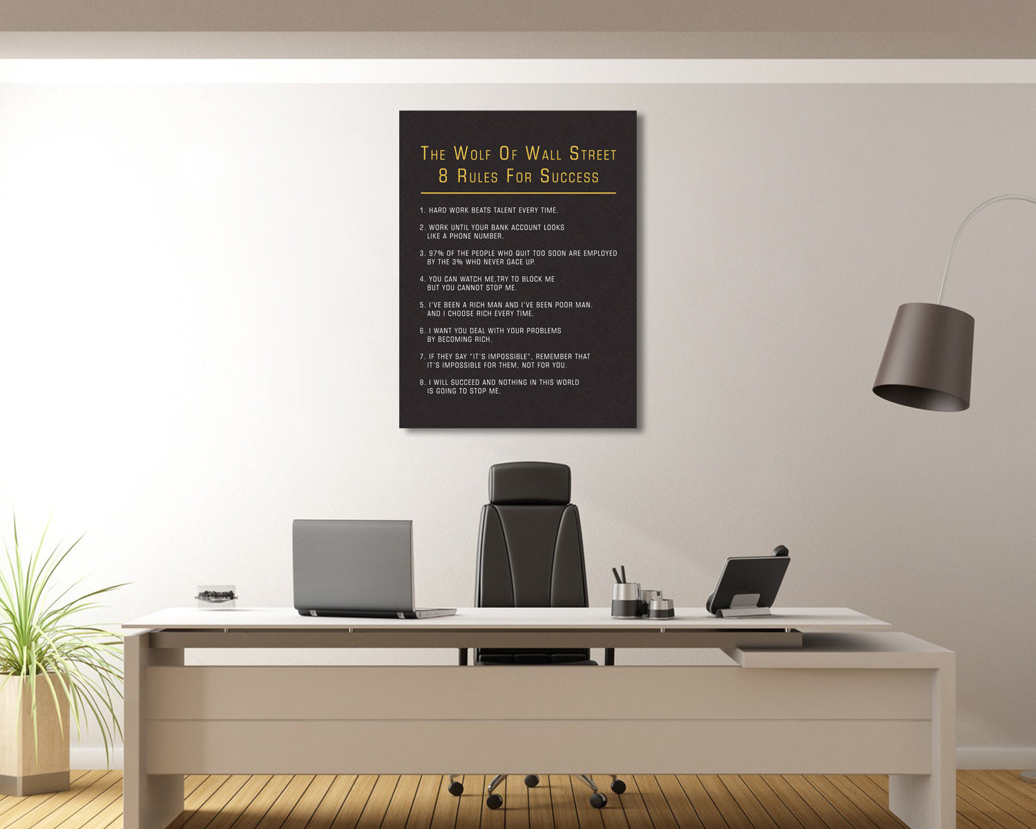 The Wolf of Wall Street Canvas Wall Art 