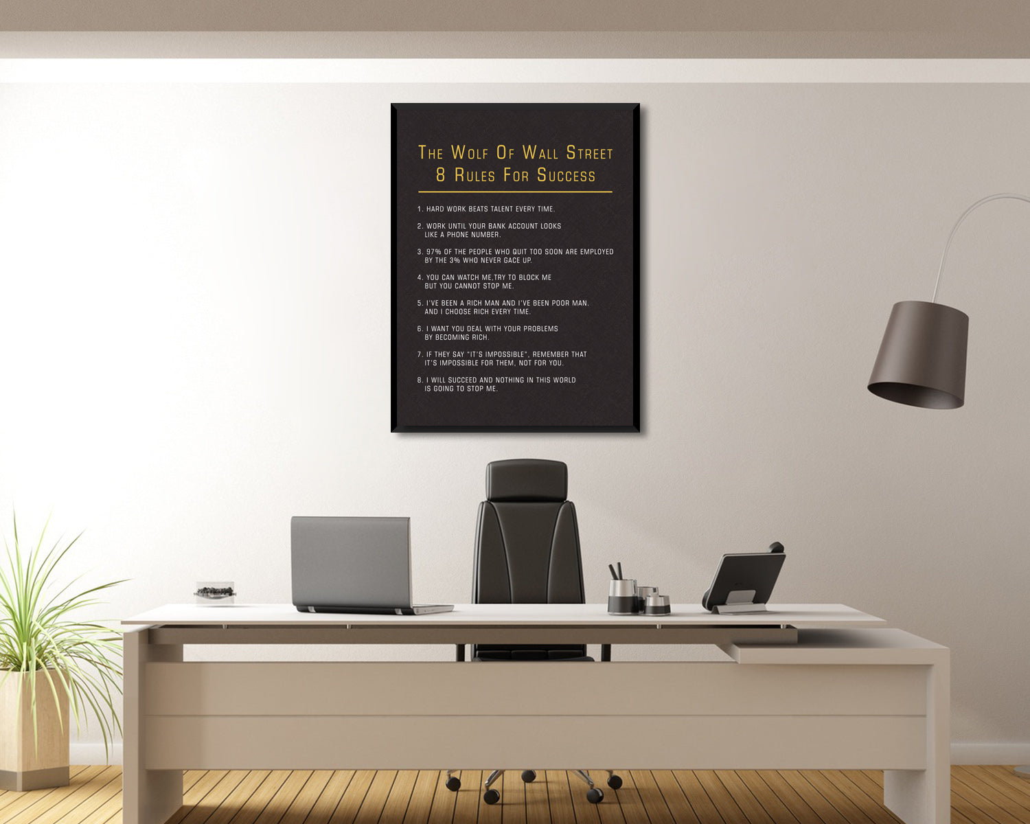 The Wolf of Wall Street Canvas Wall Art 