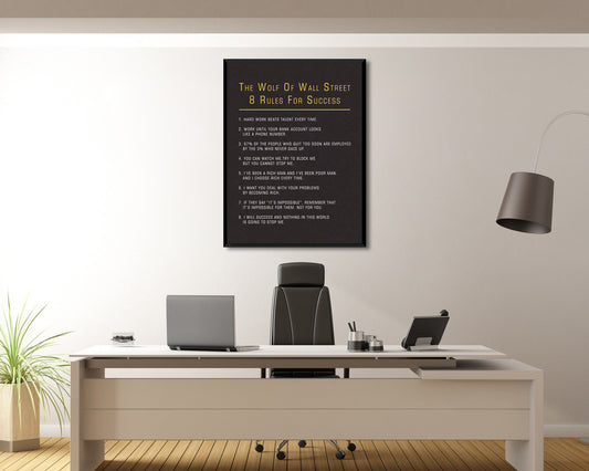 The Wolf of Wall Street Canvas Wall Art