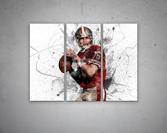 Joe Montana Canvas Wall Art