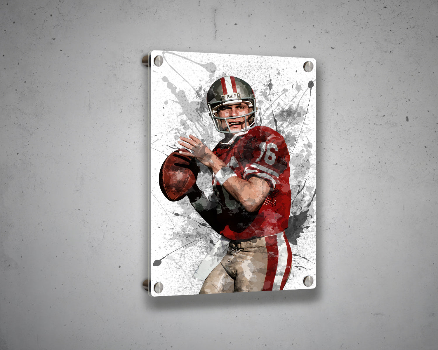 Joe Montana Canvas Wall Art 