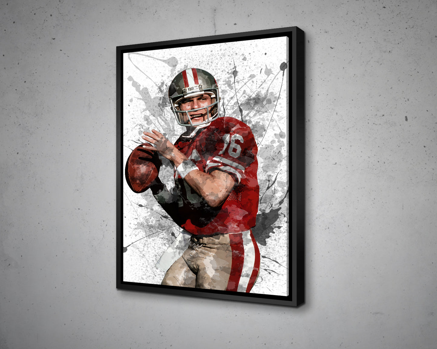 Joe Montana Canvas Wall Art 