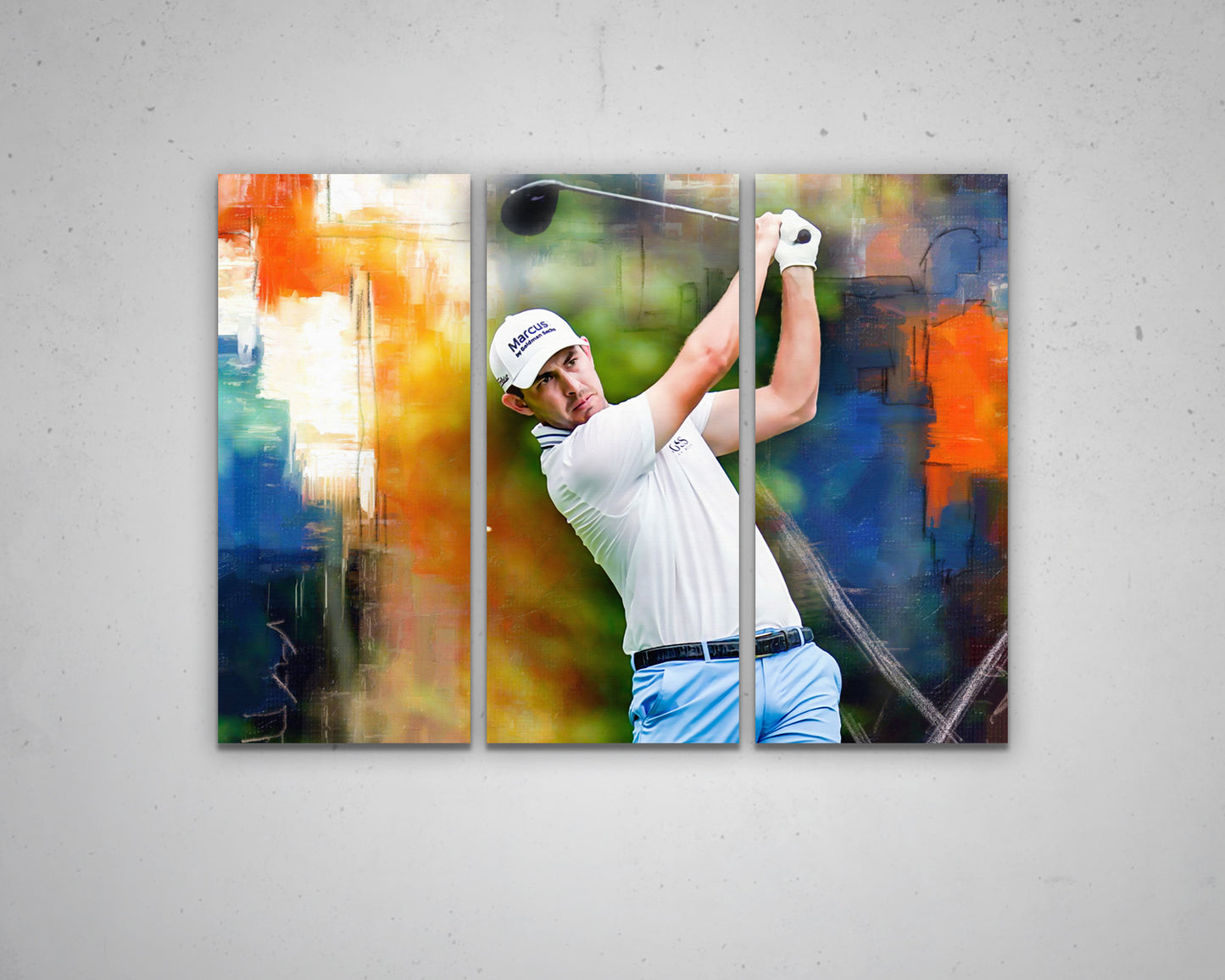 Patrick Cantlay Multicolour Wall Art 